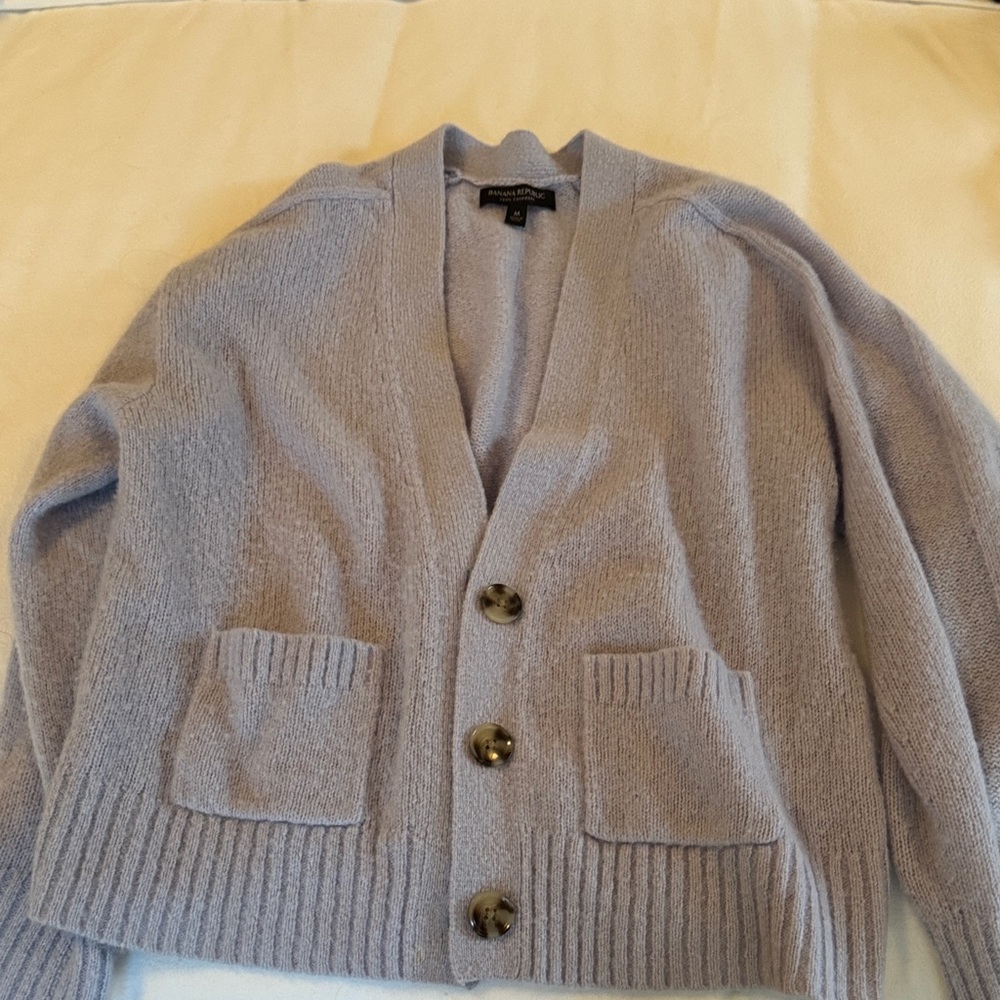 Banana Republic Cashmere Cardigan - Soft blue